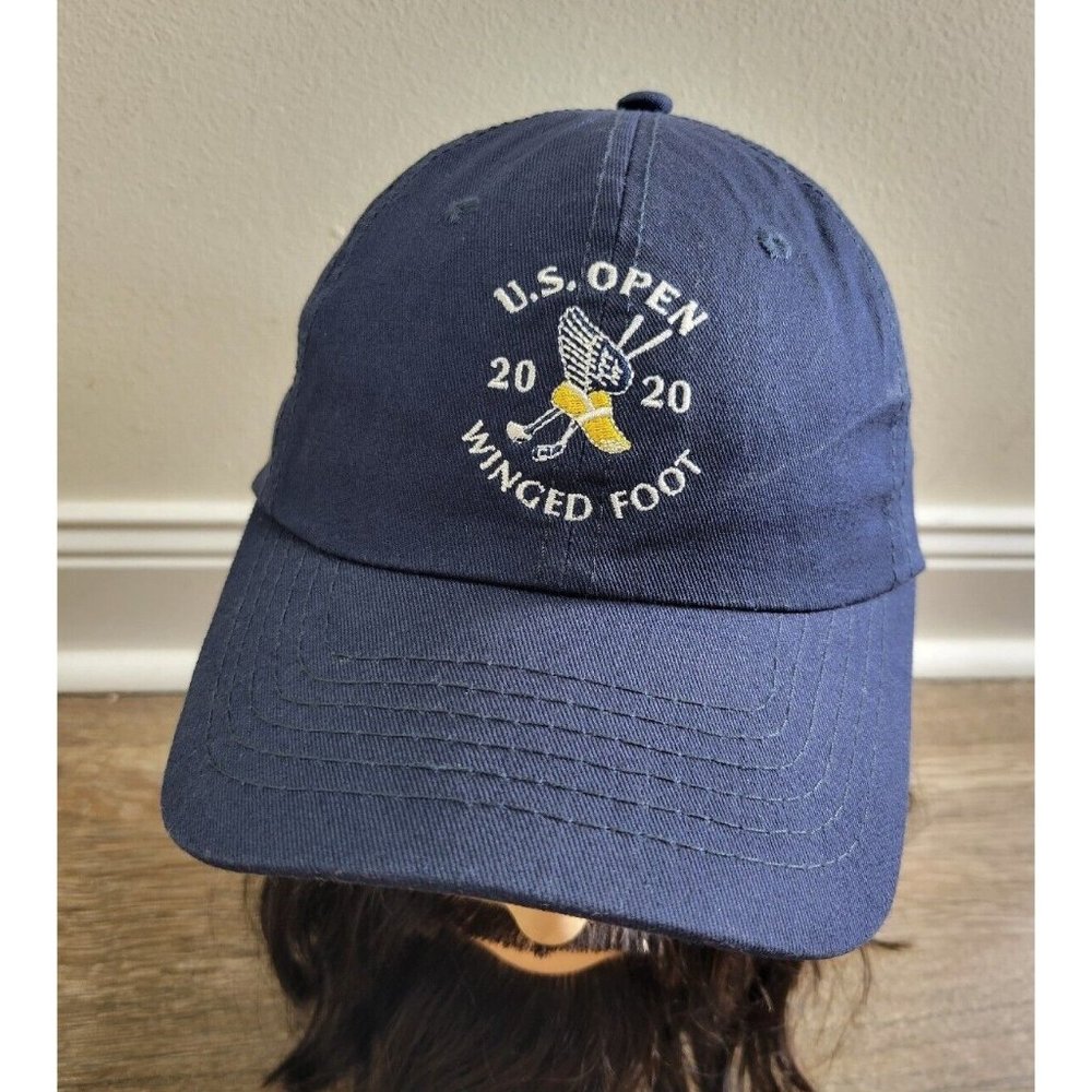 USGA Men OS Winged Foot Golf Club U.S. Open 2020 Navy Baseball Cap Adjustable